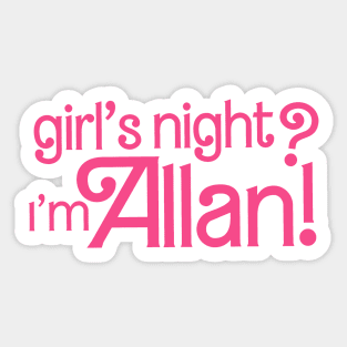 im allan Sticker